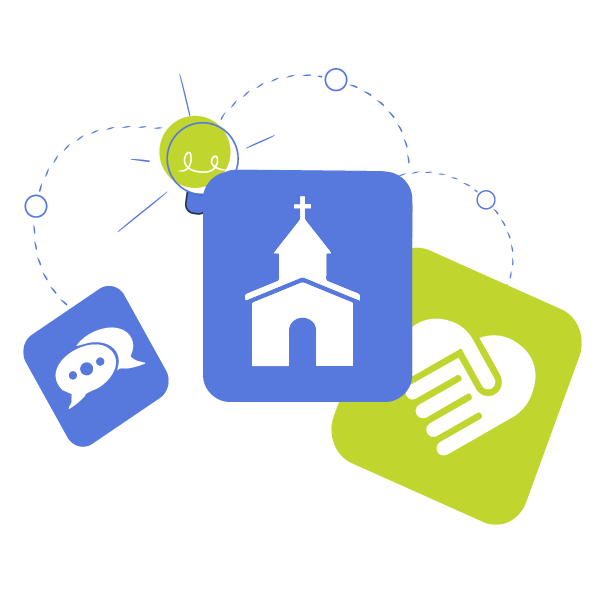 4 step mobile icon